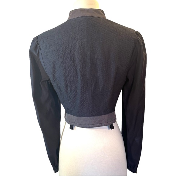 BCBGMaxAzria Cropped Corset Style Jacket - Picture 8 of 15